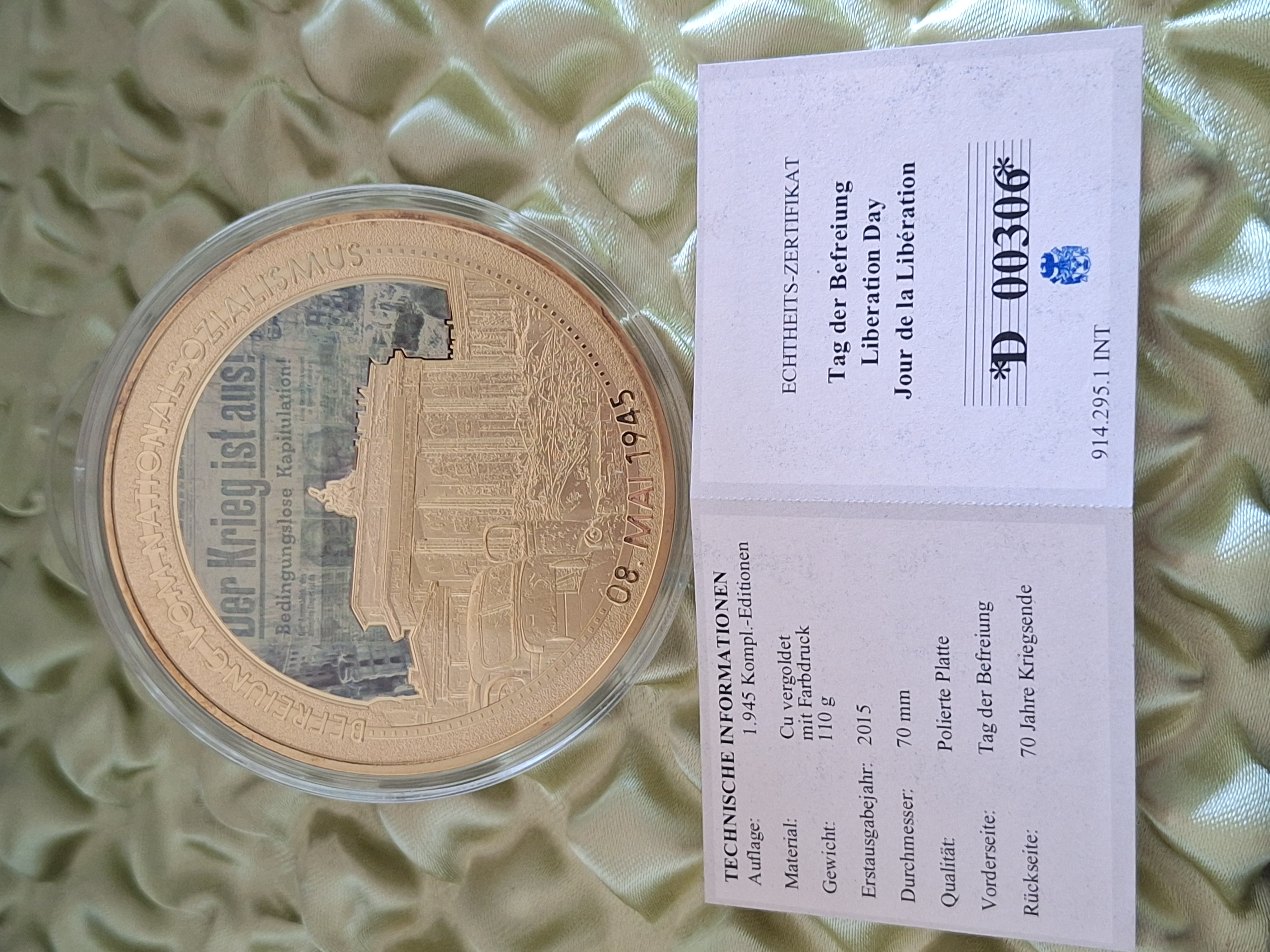 Medaille - Tag der Befreiung — Bild 2