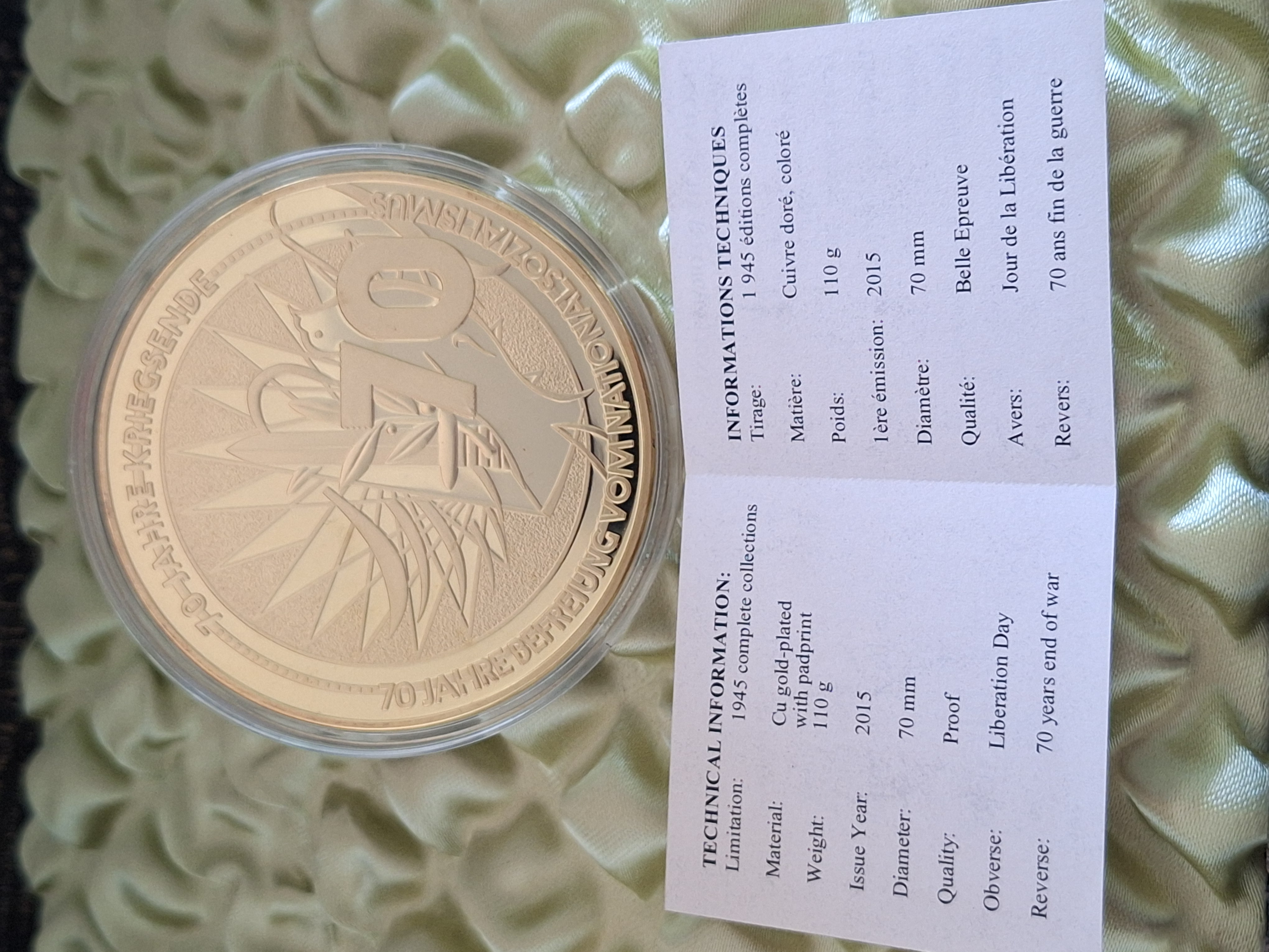 Medaille - Tag der Befreiung — Bild 3