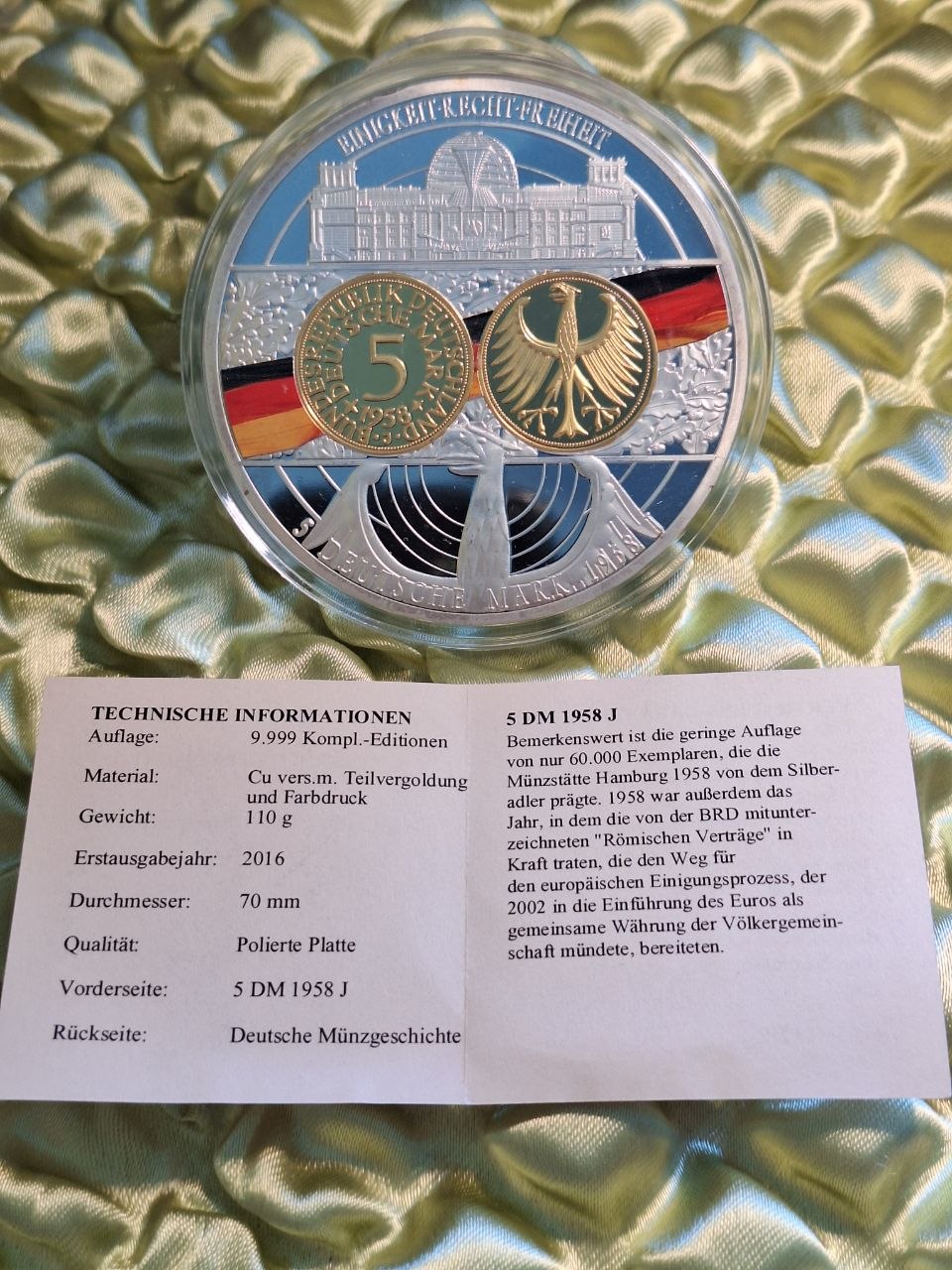 Medaille - 1000 Jahre Dt. Münzgeschichte — Bild 3