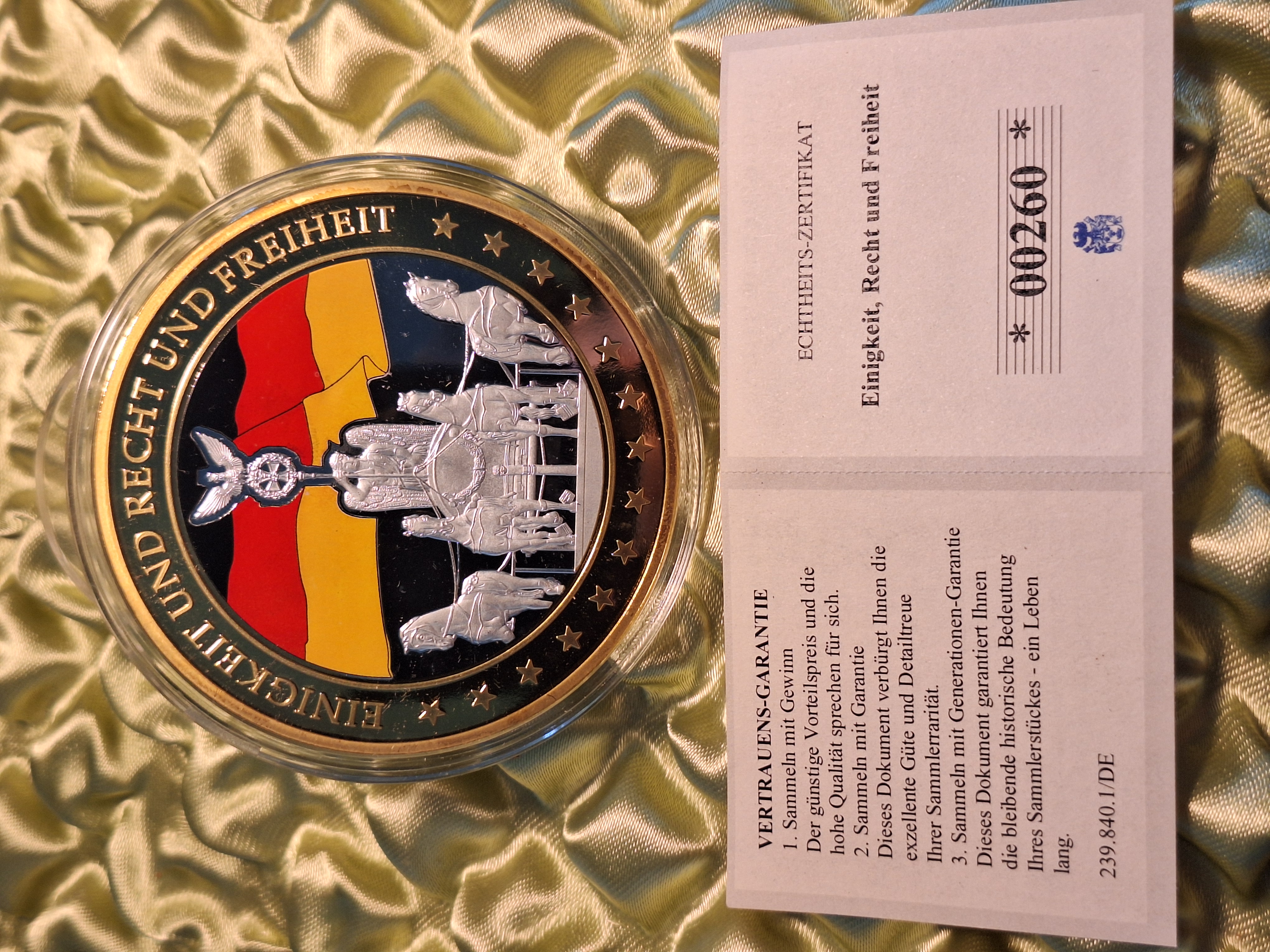 Medaille - Einigkeit, Recht und Freiheit — Bild 2