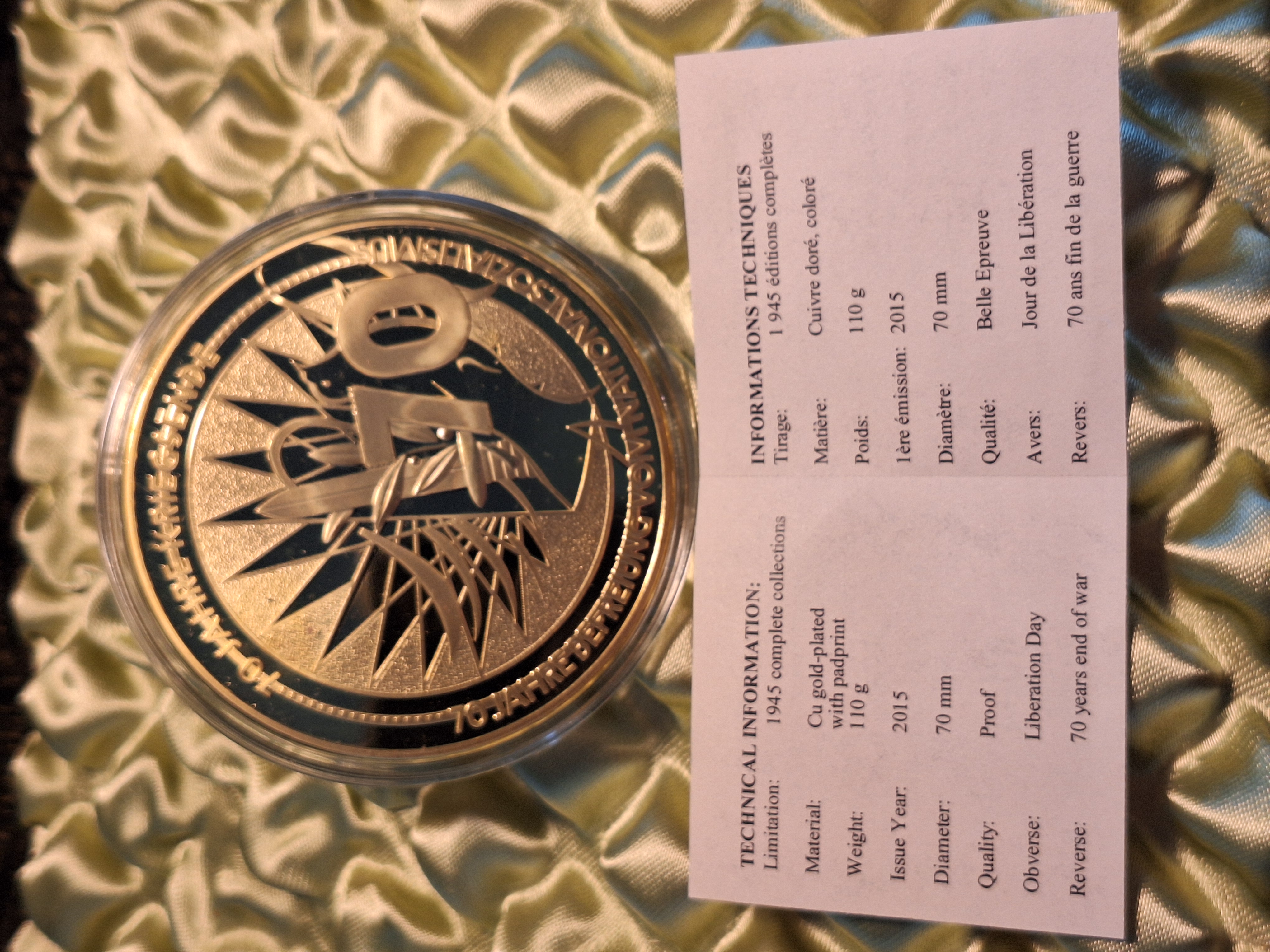 Medaille - Tag der Befreiung — Bild 3