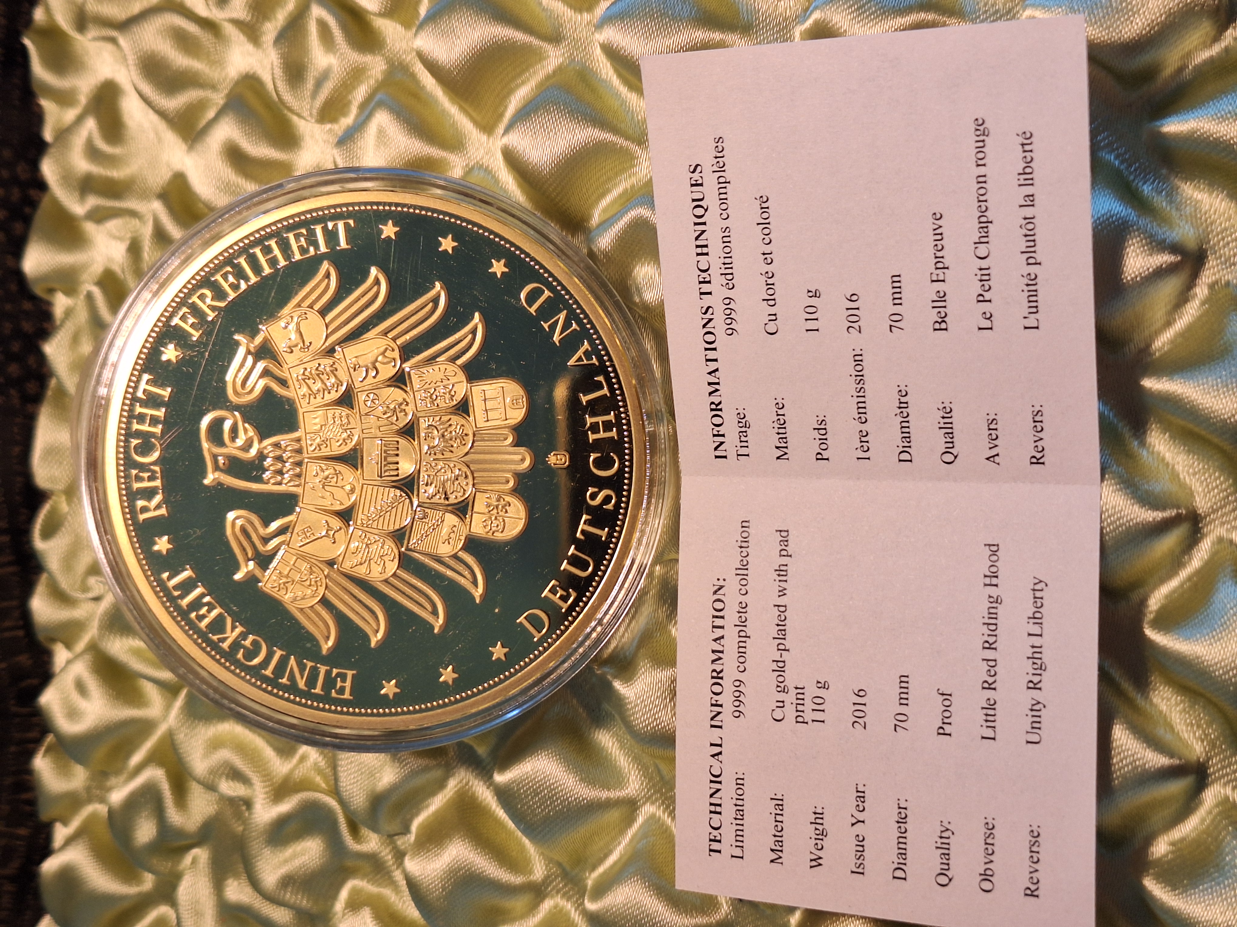Medaille - Rotkäppchen — Bild 3