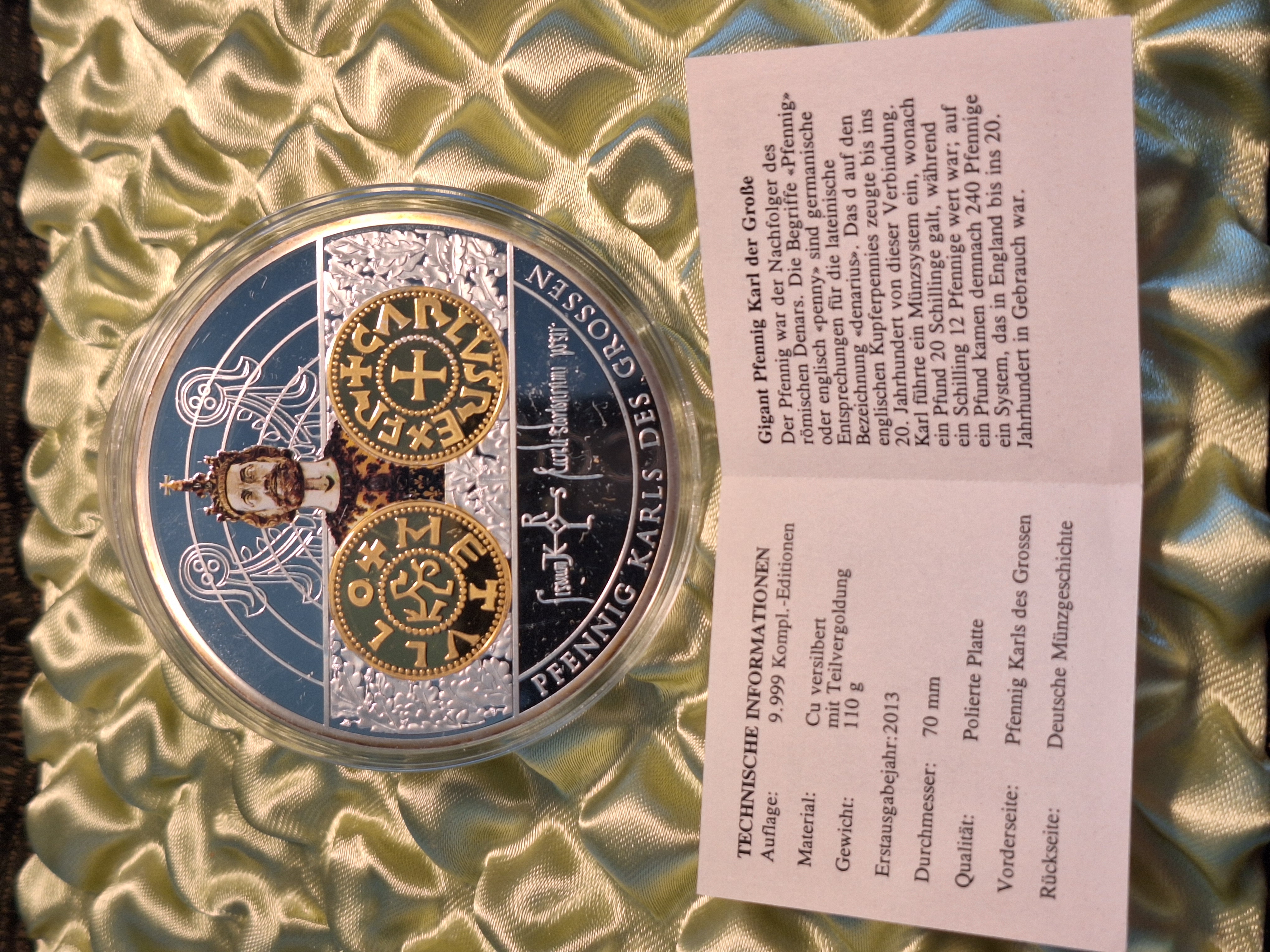 Medaille - Gigant Pfennig Karl der Große — Bild 3