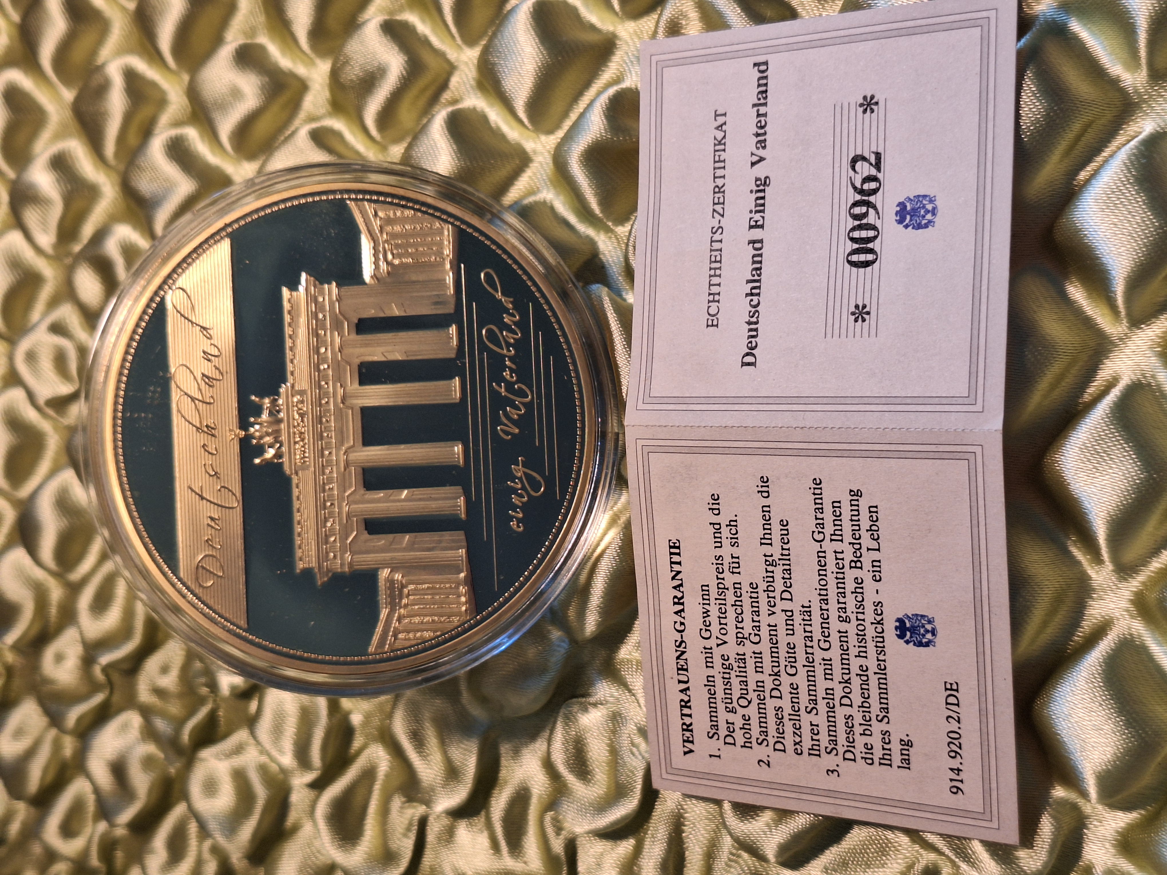 Medaille - Wiedervereinigung 1990, 2013
