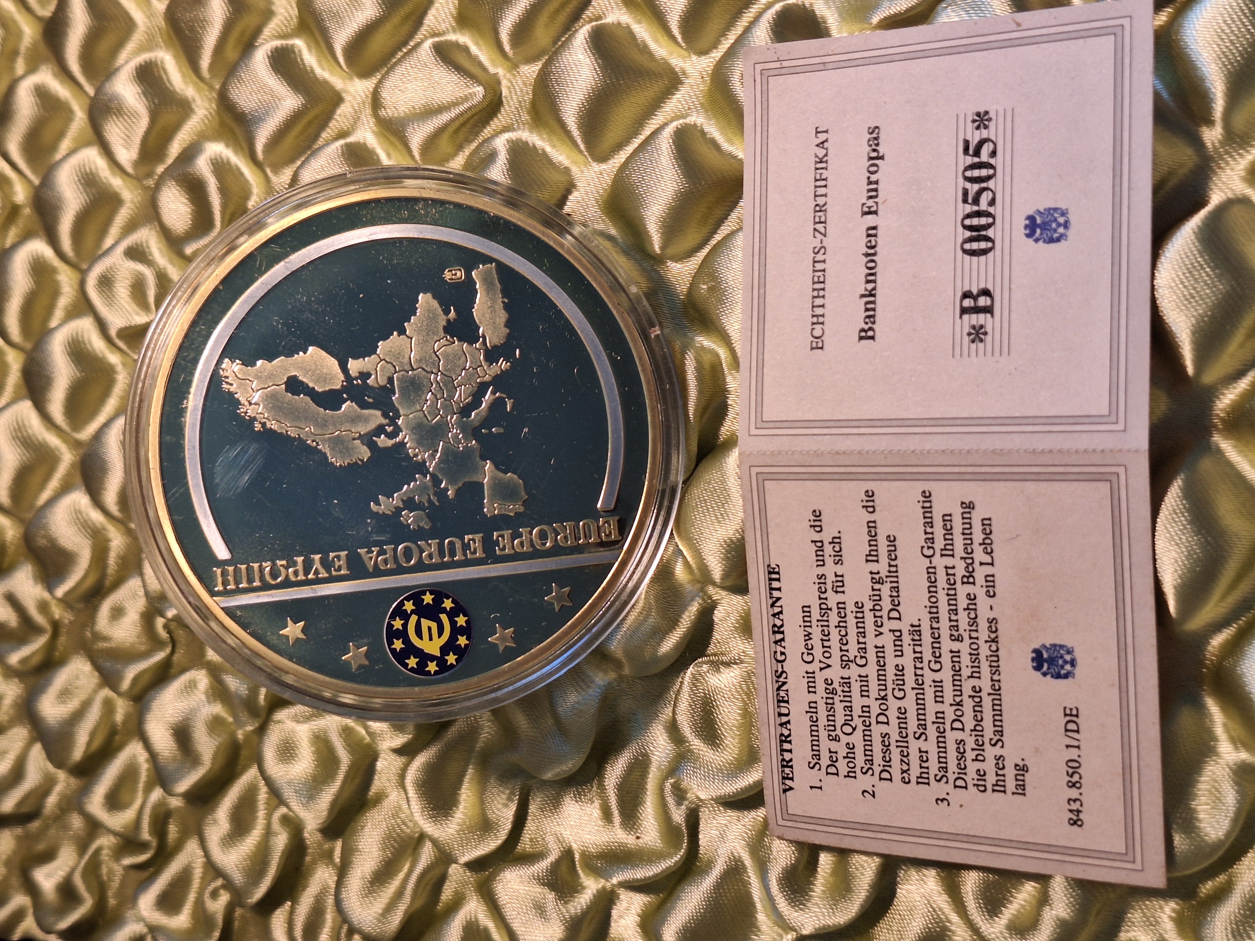 Medaille - Banknote Europas — Bild 2