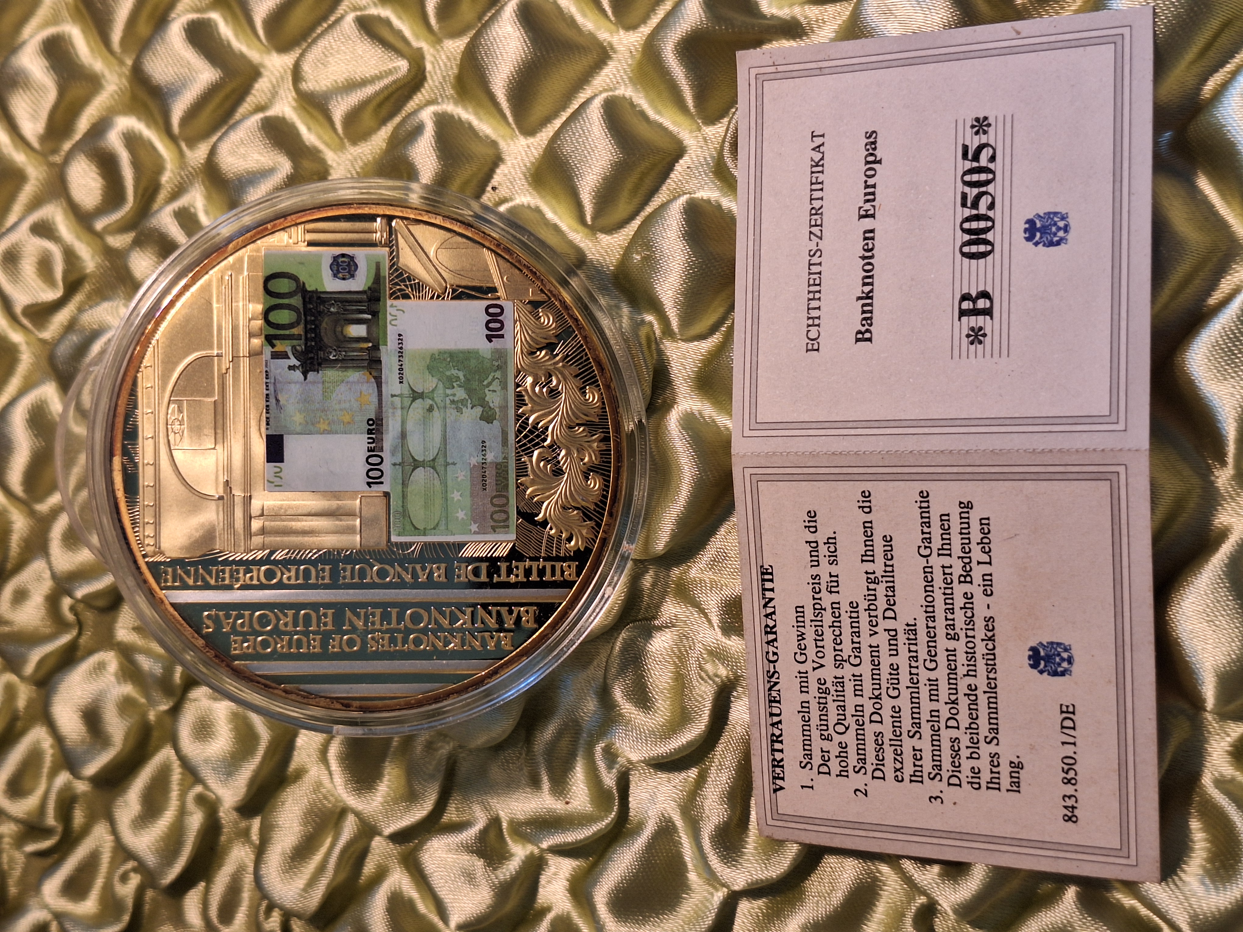 Medaille - Banknote Europas — Bild 3