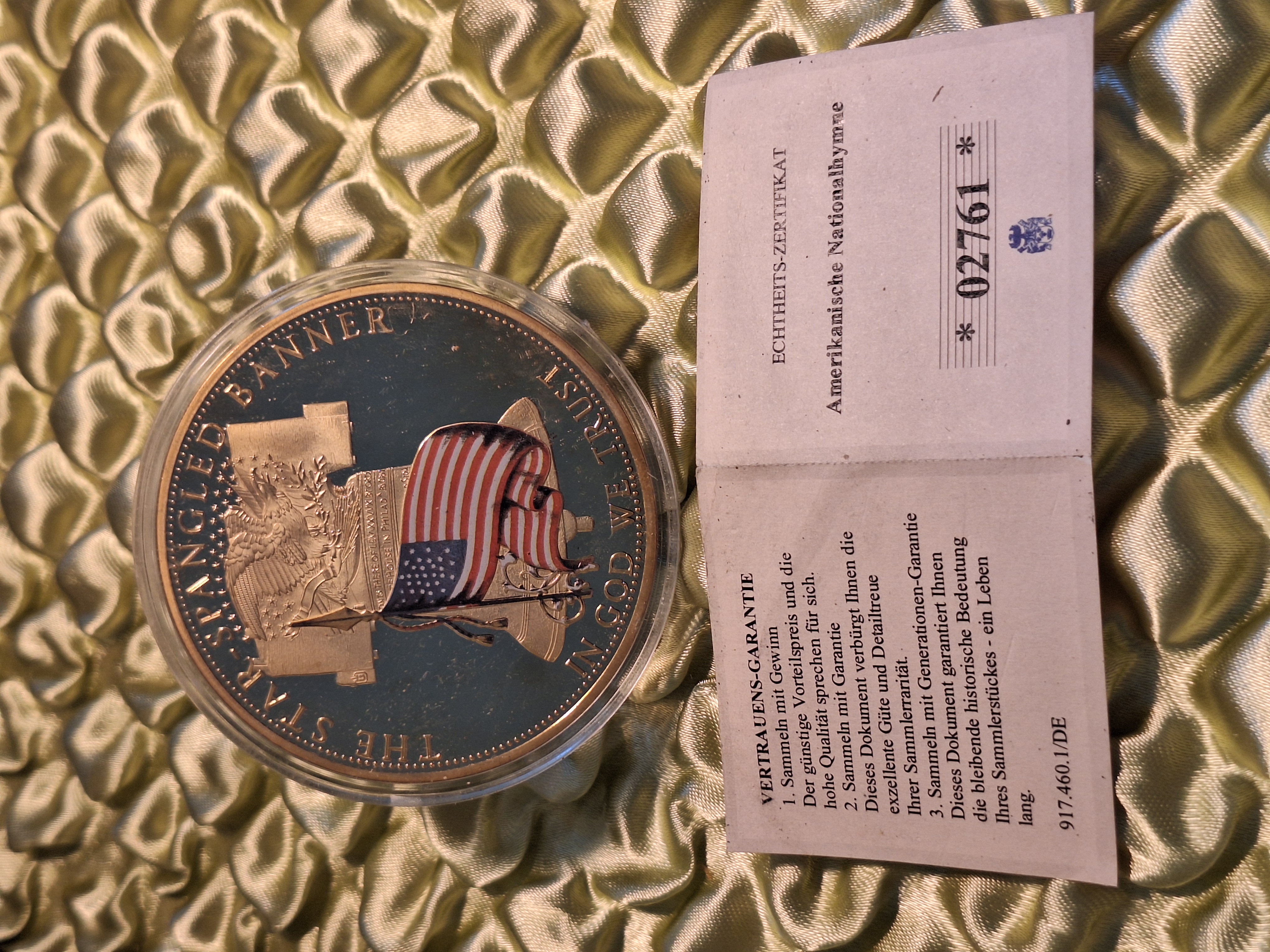 Medaille - Amerikanische Nationalhymne — Bild 2