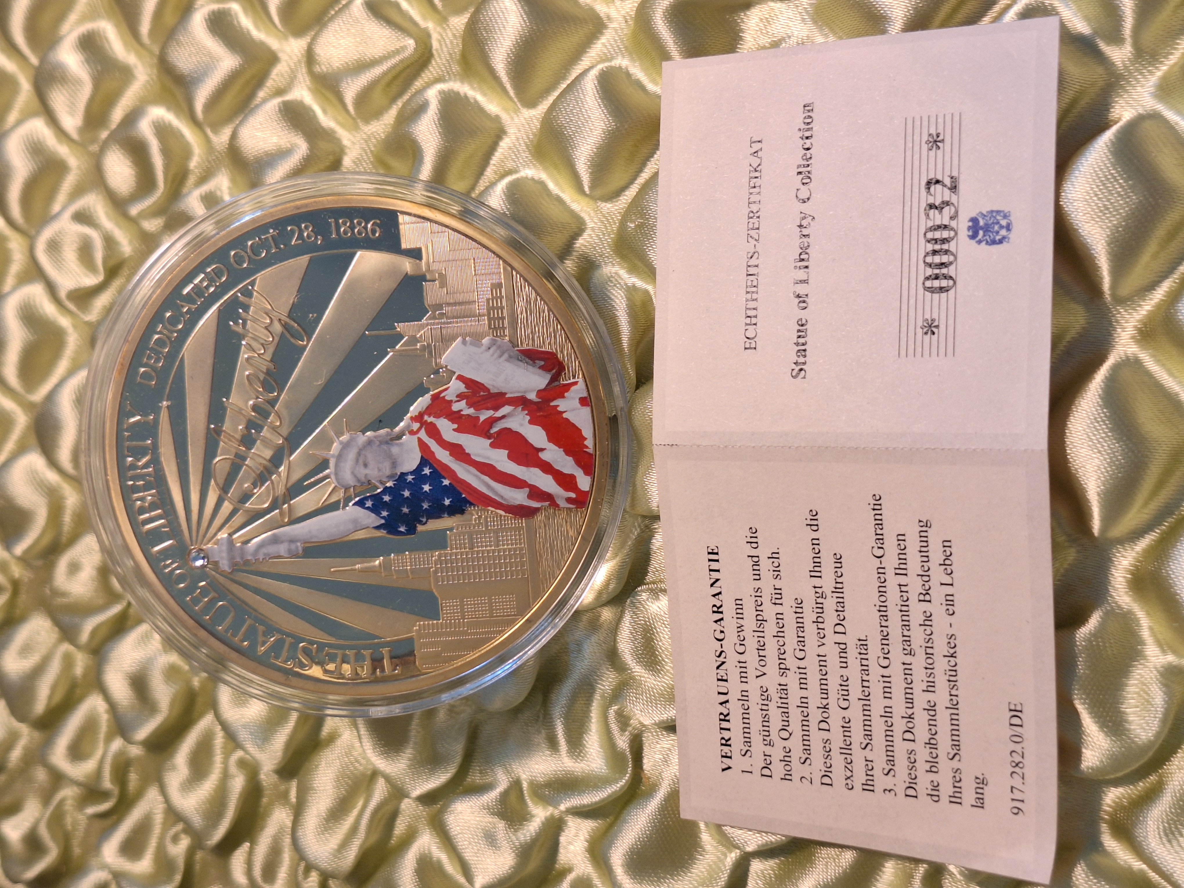 Medaille - State of Liberty Freiheit — Bild 2