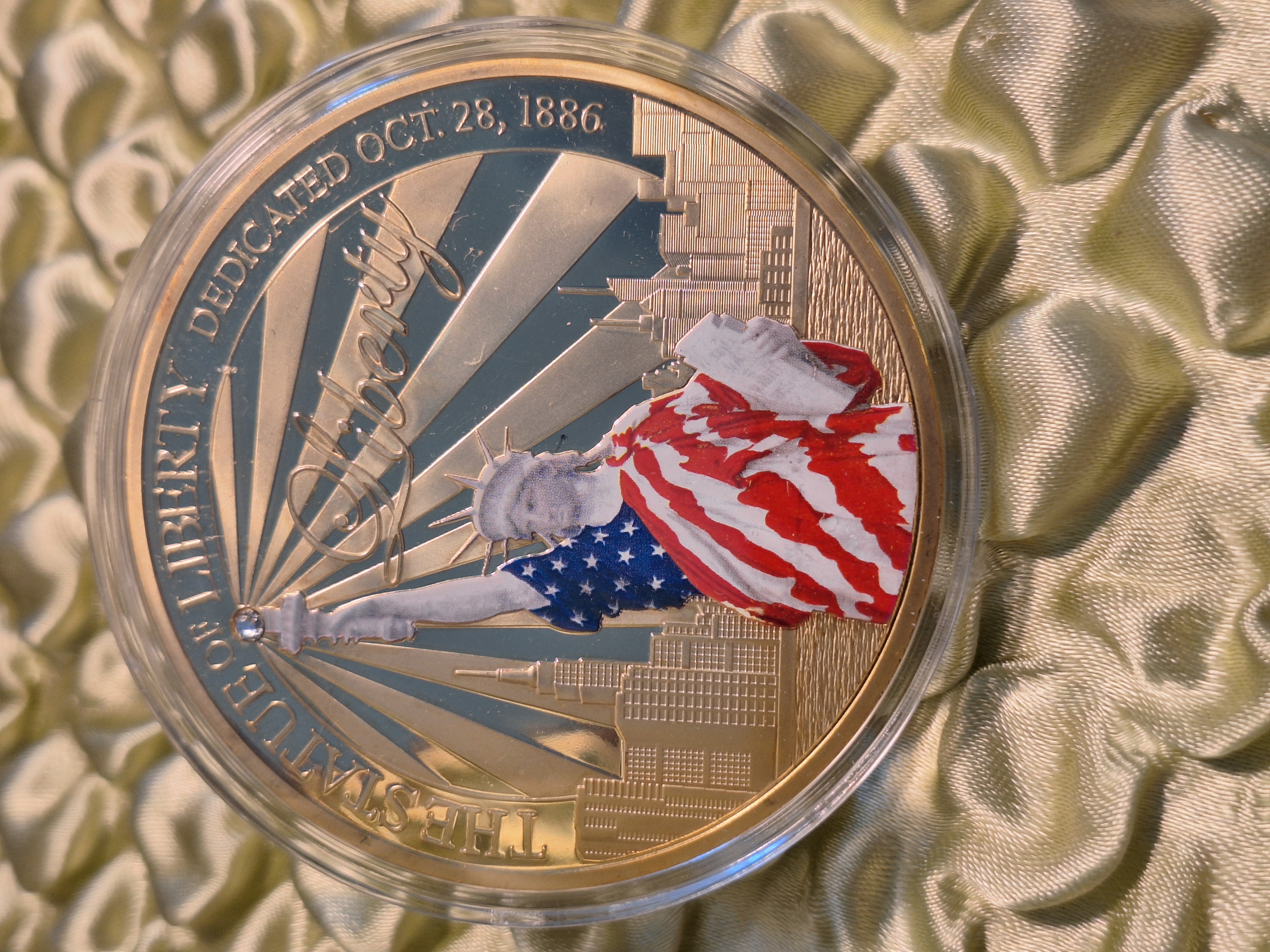 Medaille - State of Liberty Freiheit, 2013