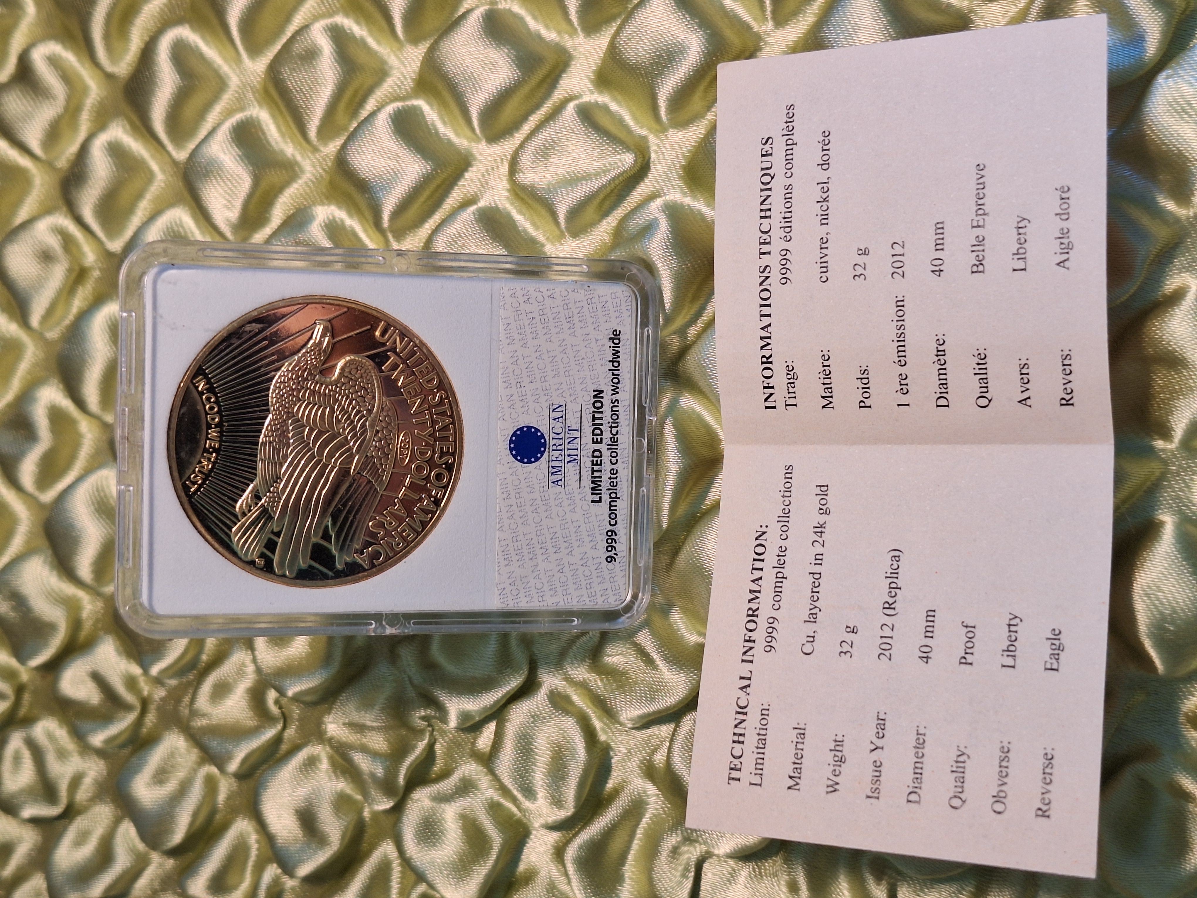 1933 Double Eagle (Replica - Kopie) — Bild 3