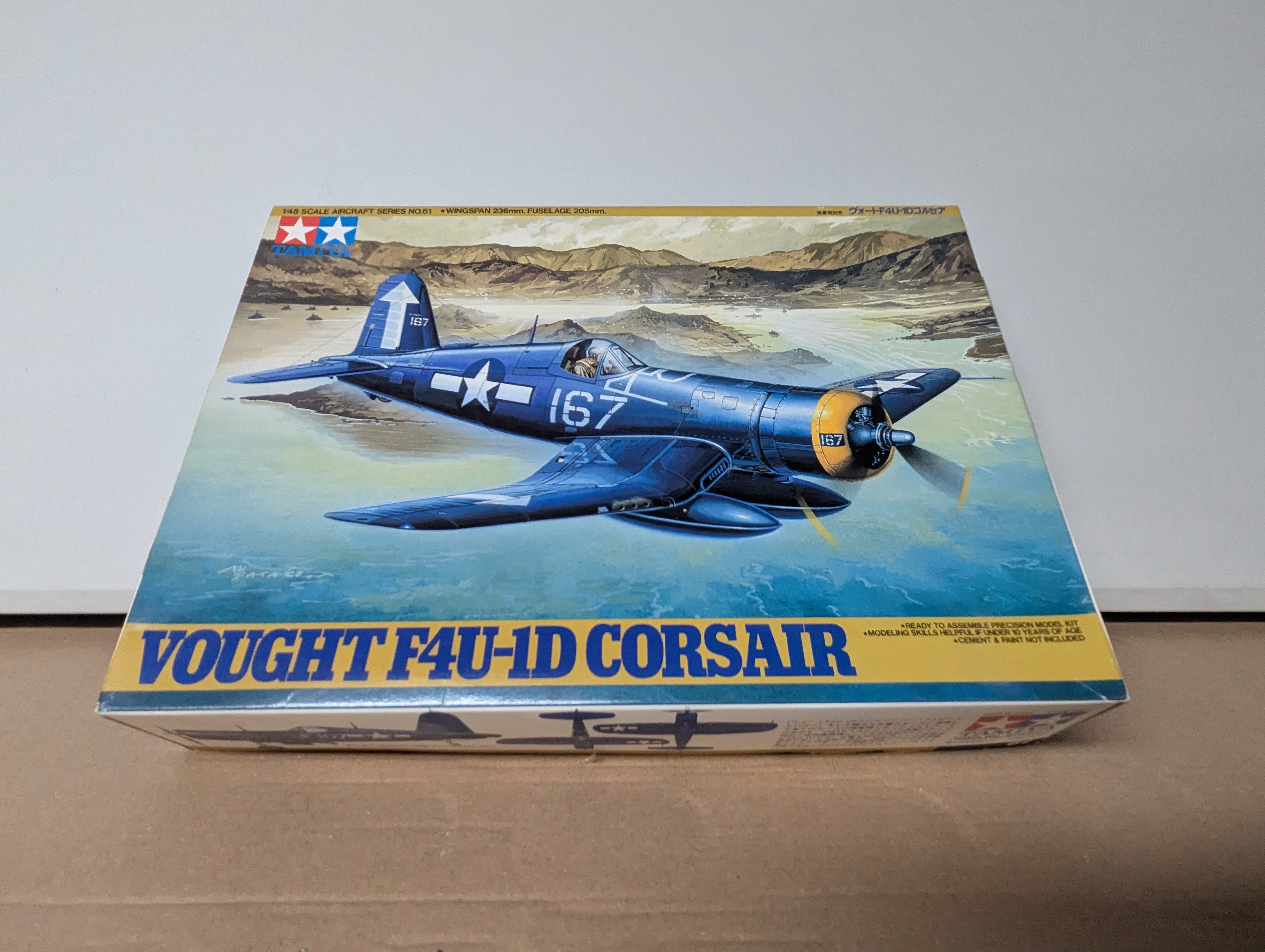 Modell Flugzeug - TAMIYA 61061 VOUGHT F4U-1D CORSAIR -NIB-1:48 SCALE - Bausatz