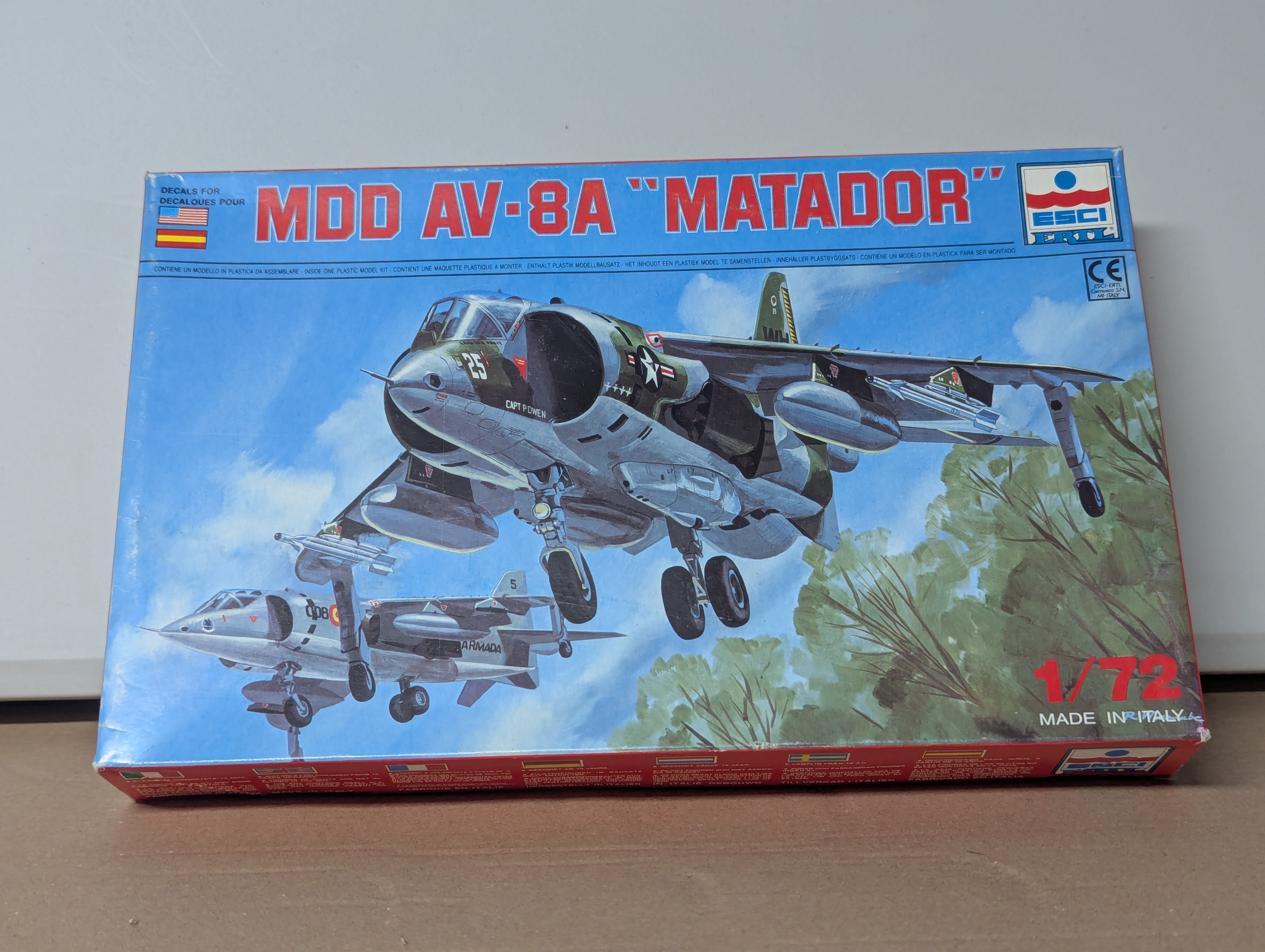 Modell Flugzeug - Esci 9036 1:72 MDD AV-8A Matador (DB06-12F1/5) - Bausatz