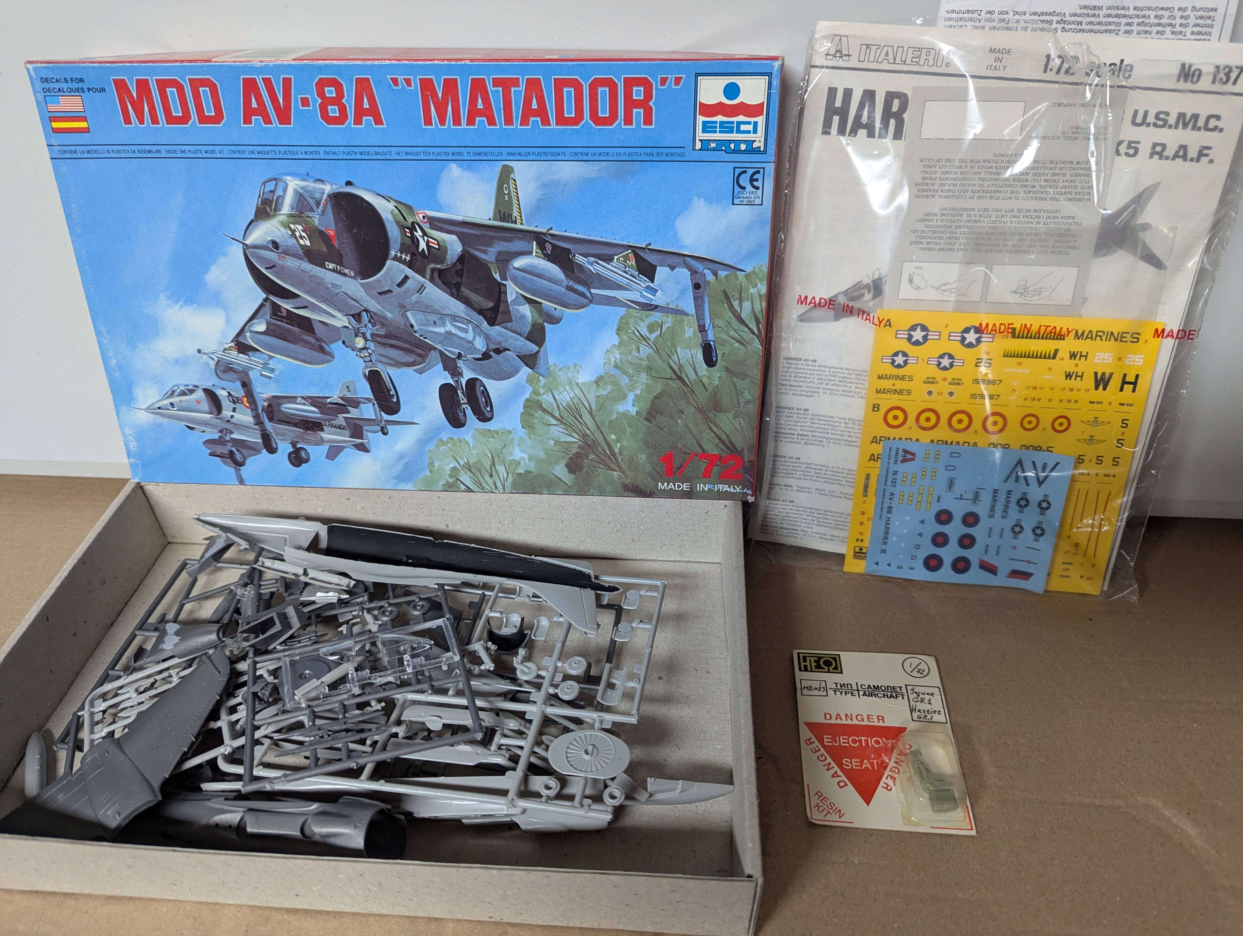 Modell Flugzeug - Esci 9036 1:72 MDD AV-8A Matador (DB06-12F1/5) - Bausatz — Bild 2