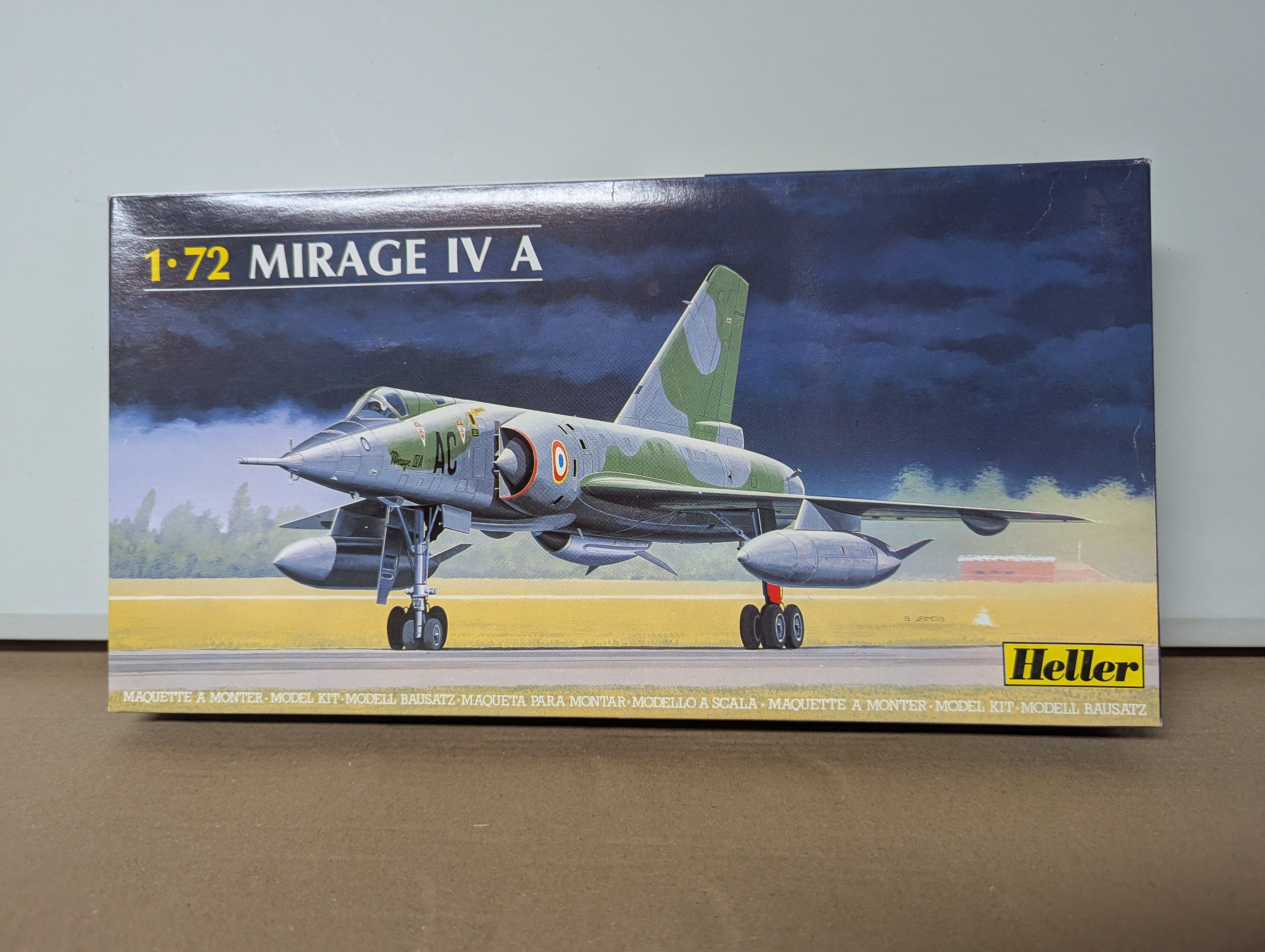Modell Flugzeug - Dassault Mirage IV A - Heller - Maßstab 1:72 - Bausatz