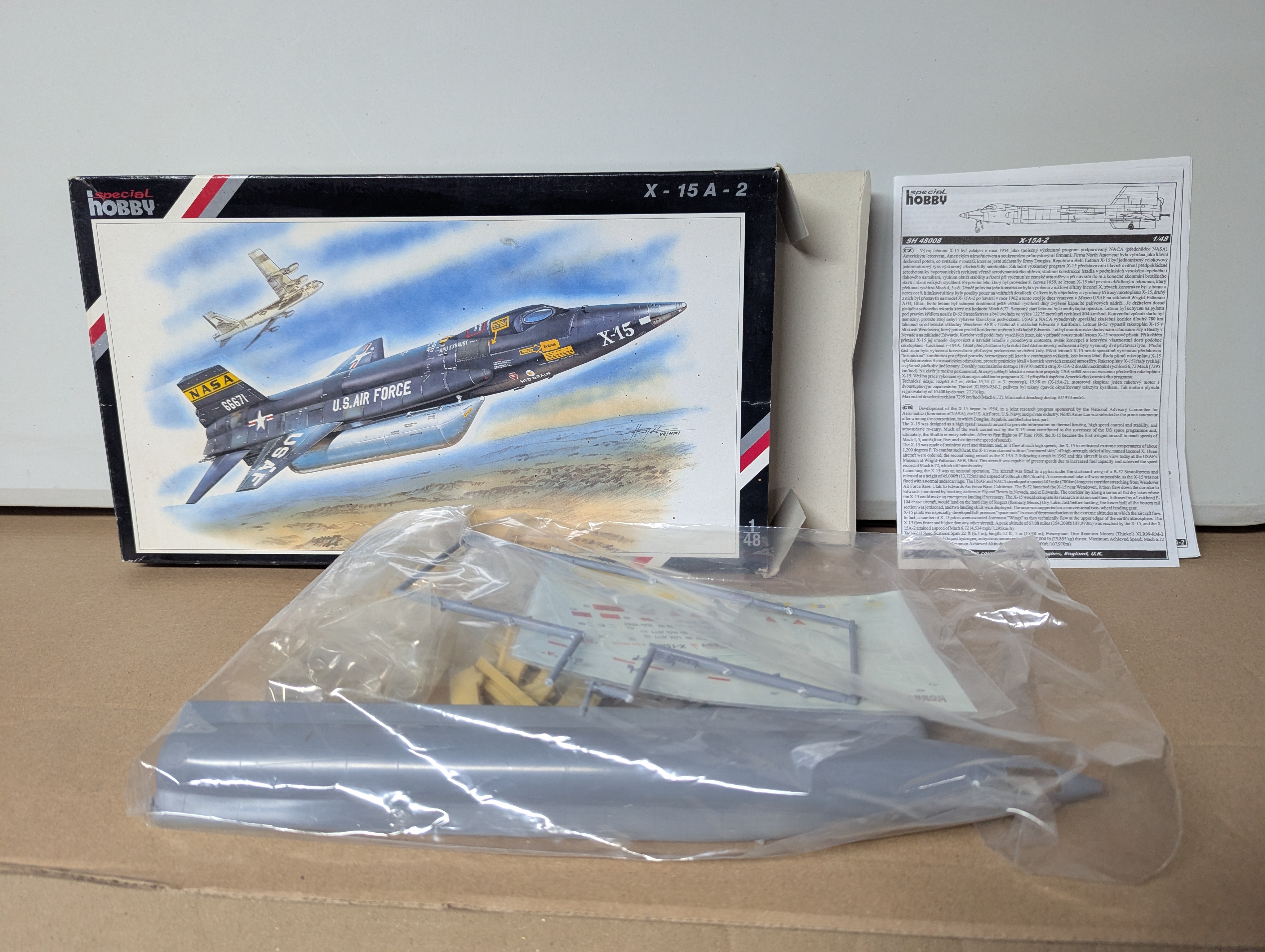 Modell Flugzeug - X-15 A-2 - Bausatz — Bild 2