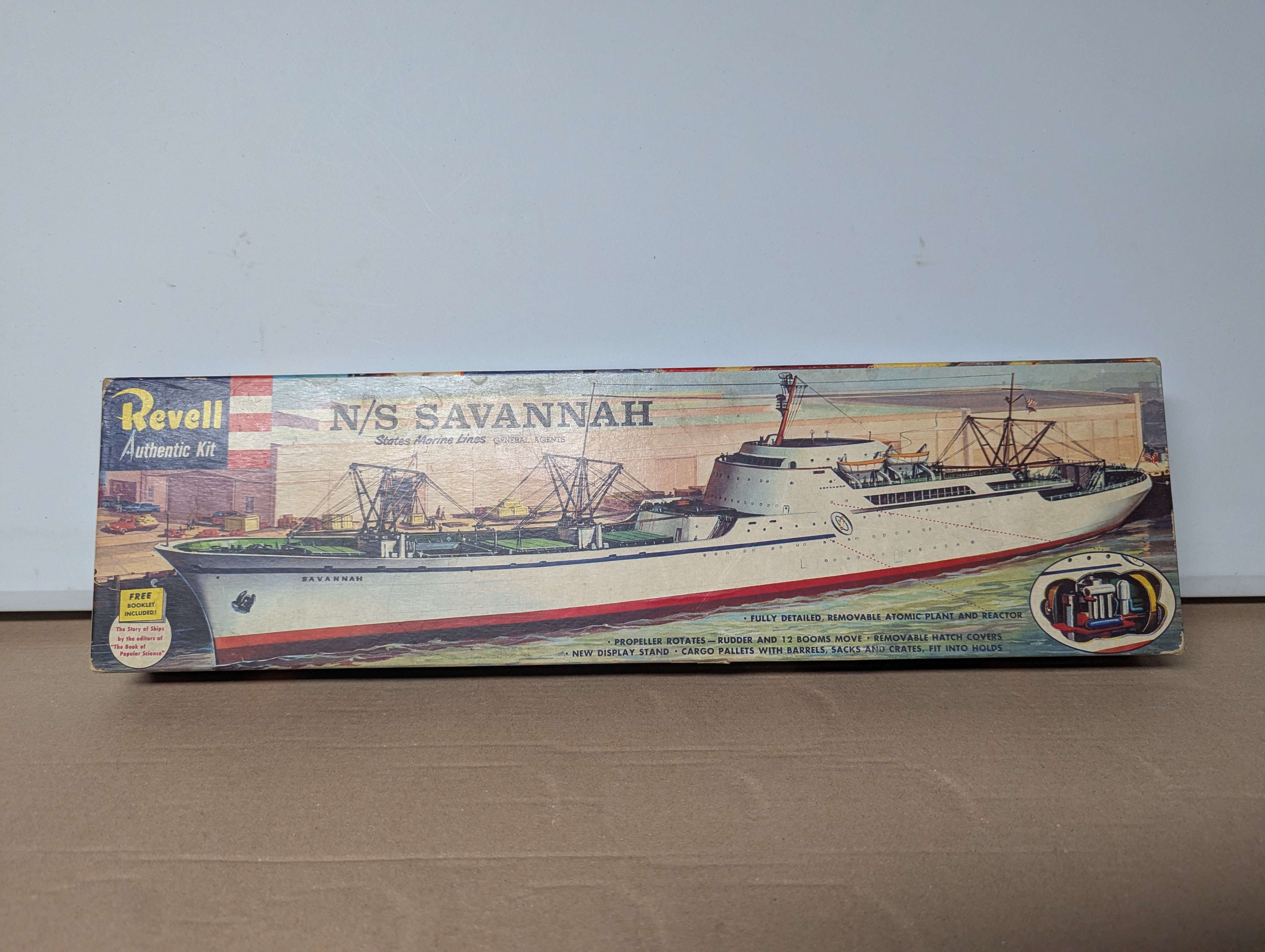 Modell Schiff - Vintage 1960 Revell N/S Savanna 1:380 Scale - Bausatz