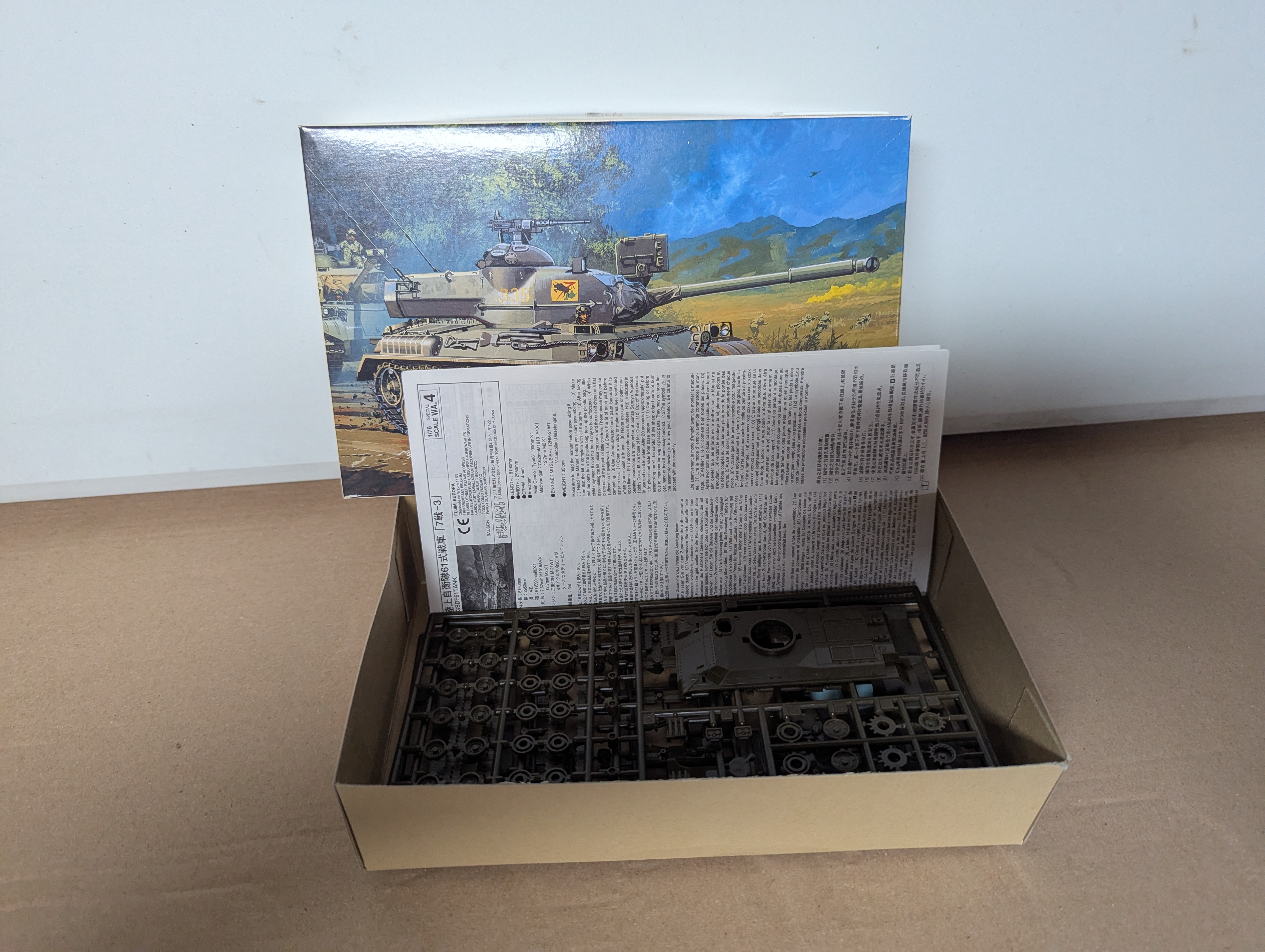Modell Panzer - JGSDF Type 61 Tank 1:76 - Bausatz — Bild 2