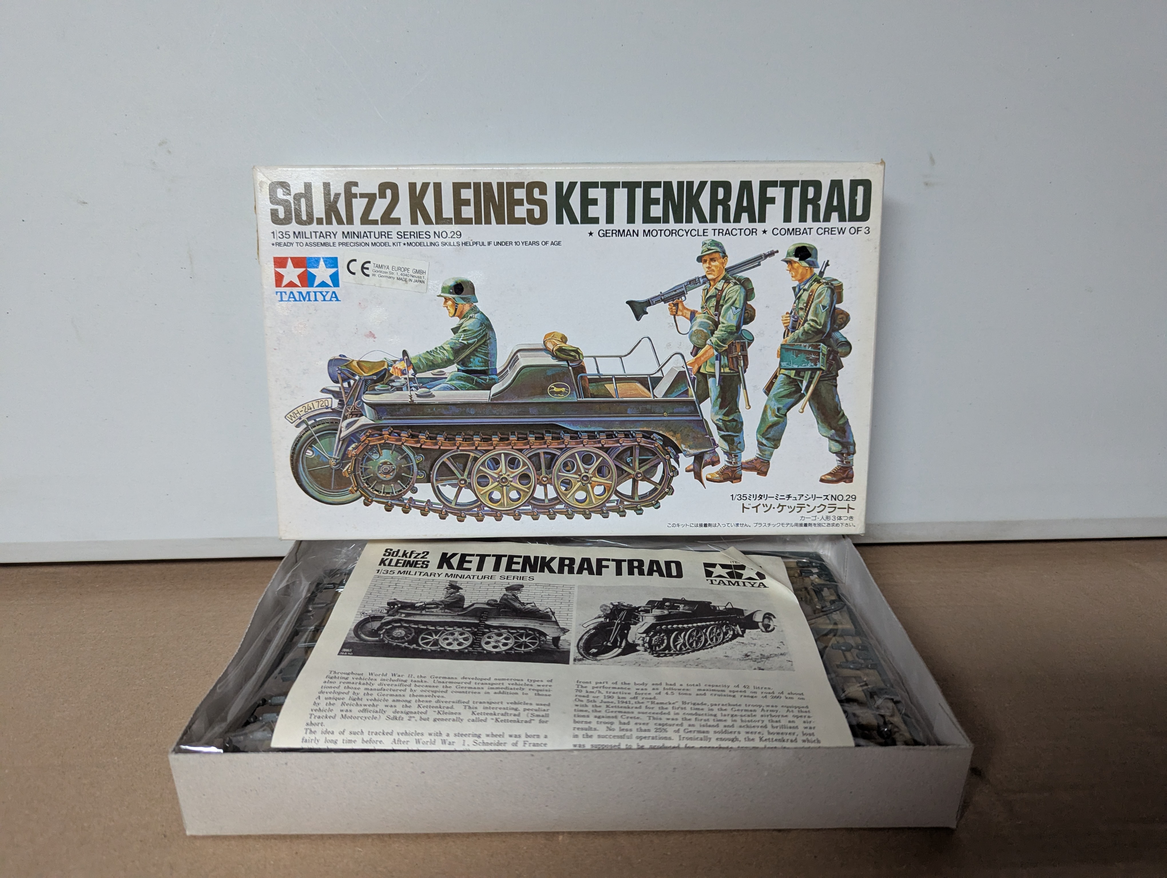 Modell Panzer - Tamiya 3529 Kleines Kettenkraftrad 1:35  - Bausatz — Bild 2