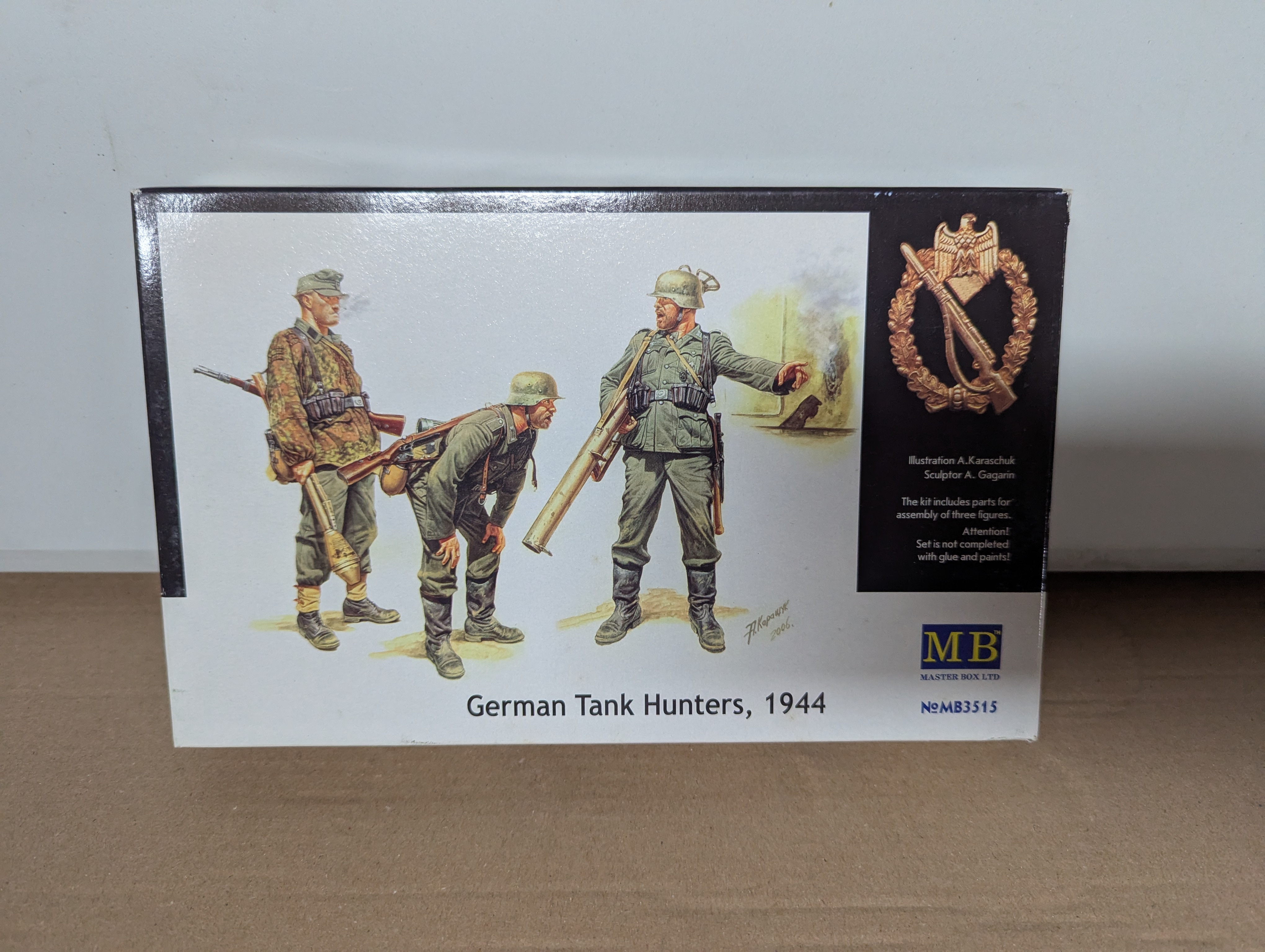 Modell Soldaten - Deutsche Panzerjäger mit Panzerfaust (1944) - Bausatz