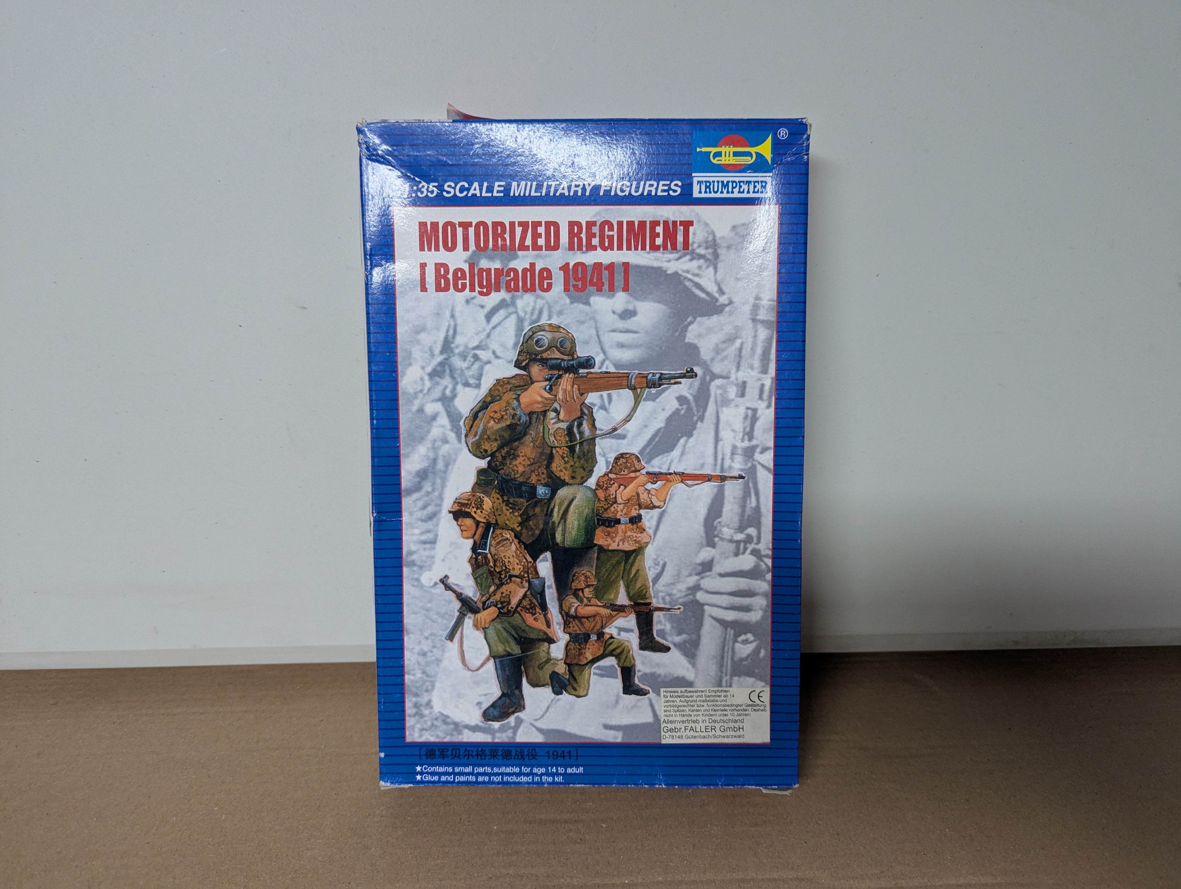 Modell Soldaten - Trumpeter 1:35 German Army Motorized Regiment (Belgrade 1941) - Bausatz