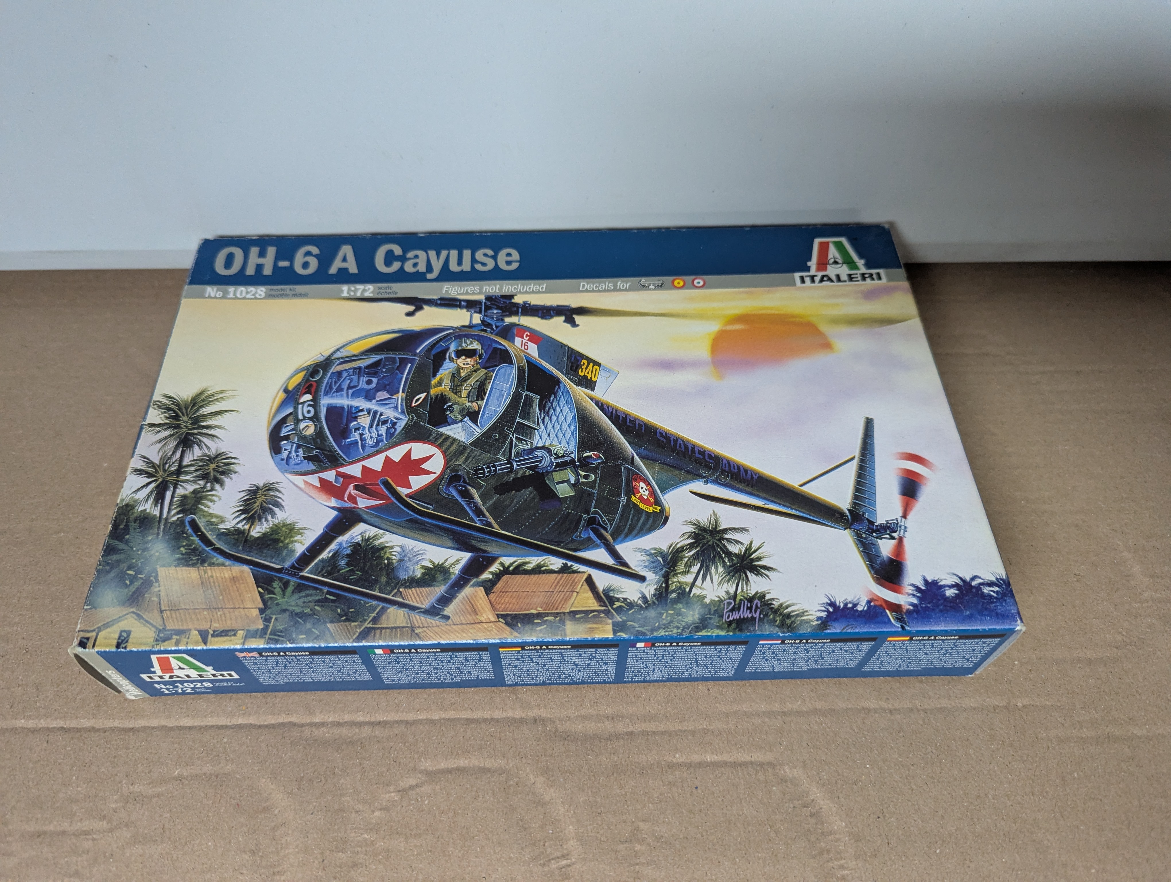 Modell Hubschrauber - Italeri 1028 OH-6 A Cayuse - Bausatz