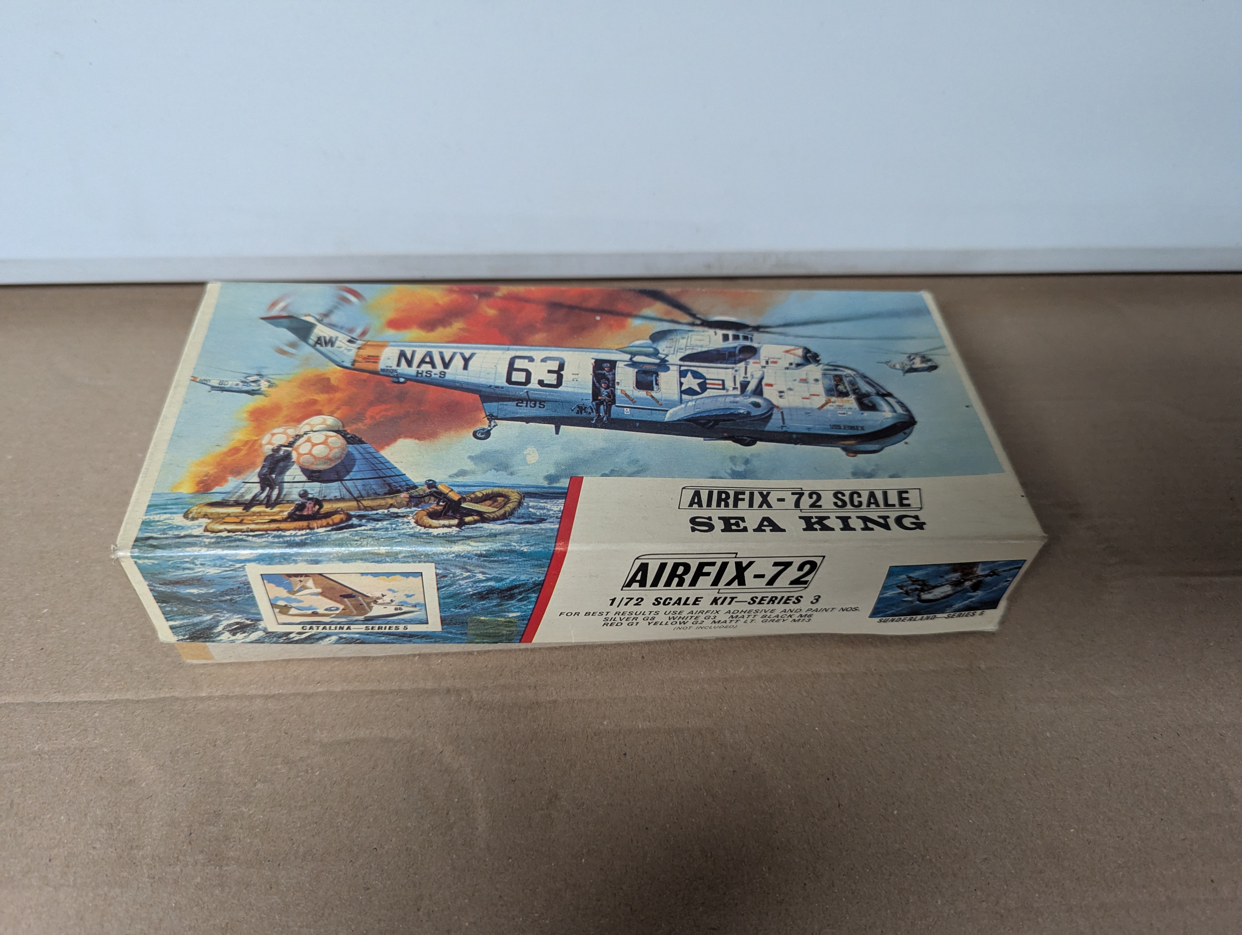 Modell Hubschrauber - First Issue AirFix Sea King Sikorsky 1:72 - Bausatz