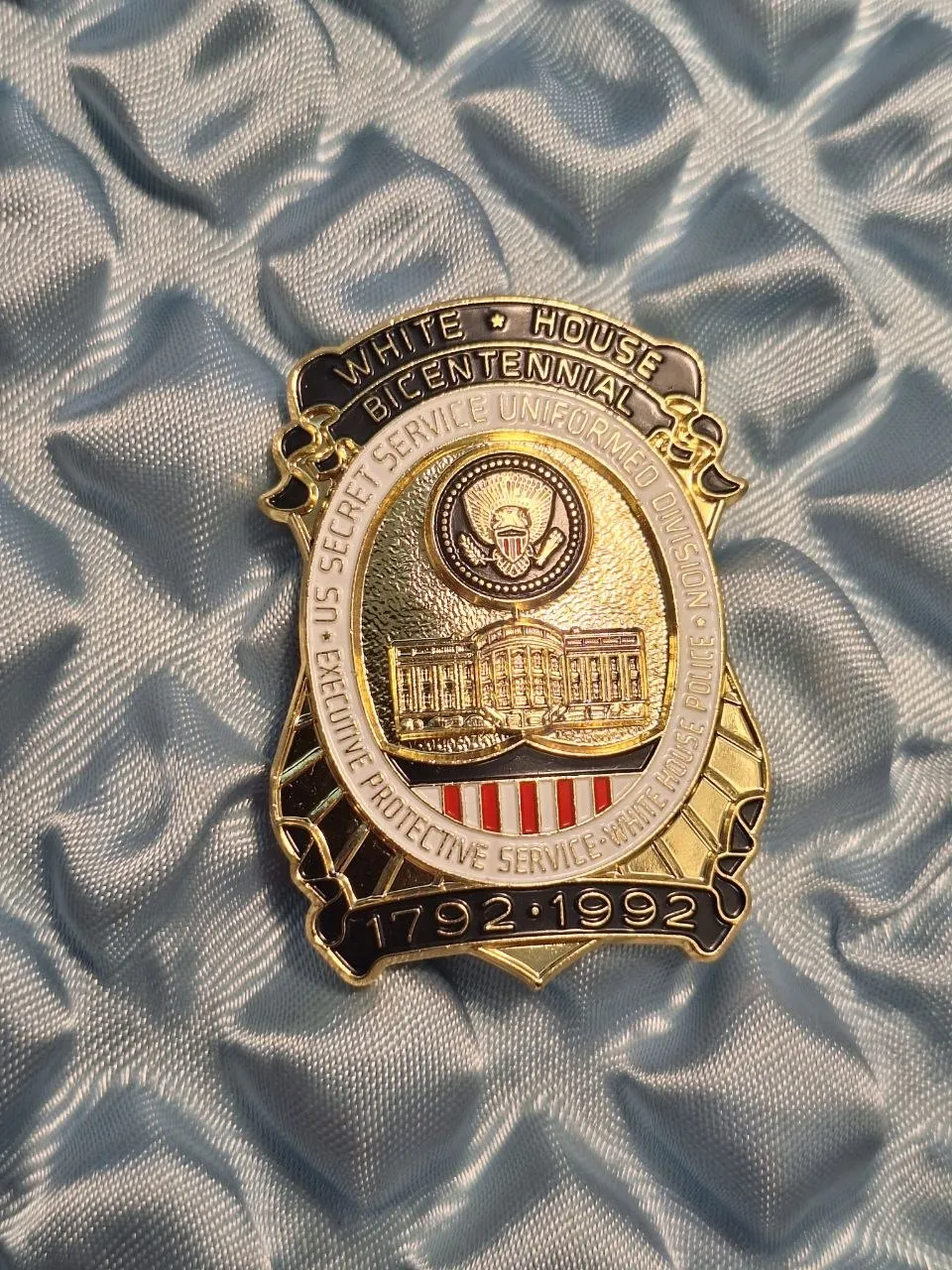 Abzeichen - White House US SERCRET SERVICE 1792-1992 - Replica