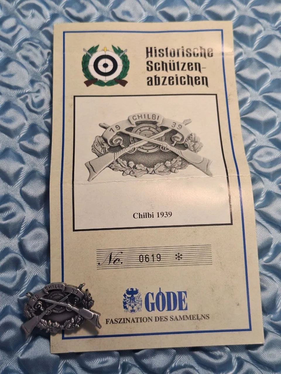 Abzeichen - Historische Schützenabzeichen - Chilbi 1939 - Replica — Bild 4